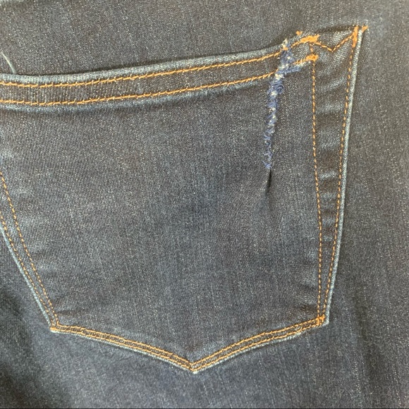 MADEWELL the SKINNY SKINNY JEANS. DARK WASH. SIZE WOMEN'S 29x32 **flawed** - Picture 5 of 9